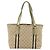 Borsa GUCCI GG Canvas Sherry Line Beige Oro 137396 Auth 186595 D'oro - vista 2