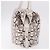 Borsa Salvatore Ferragamo in PVC e pelle bianco argento Auth bs35706 - vista 4