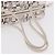 Borsa Salvatore Ferragamo in PVC e pelle bianco argento Auth bs35706 - vista 7