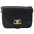Céline Borsa a tracolla CELINE in pelle blu navy e oro Auth mr2557A D'oro - vista 13