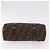 Bolsa de Mão FENDI Zucca Canvas Preto Marrom Auth 189065 - vista 5