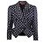 Blazer corto Valentino Night Polka Dot Negro