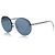 Chanel, gafas de sol redondas de espejo Negro Plata