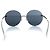 Chanel, gafas de sol redondas de espejo Negro Plata - vista 4