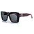 Gucci, gafas de sol oversized con web Negro Roja Verde