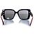 Gucci, gafas de sol oversized con web Negro Roja Verde - vista 5