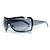 Chanel, Occhiali da sole Shield con stanghette trapuntate Argento