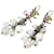 Orecchini pendenti Chanel Coco Mark Argento Giallo