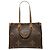 Bolsa Tote Louis Vuitton Monogram Giant Reverse OnTheGo MM Marrom