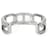 Hermès Hermes Tetris Cuff Bangle in Silver Silvery  - view 3