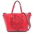 Borsa a 2 modi Salvatore Ferragamo Bonnie Lettering Rosso