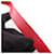 Sac à bandoulière en cuir rouge Yves Saint Laurent  - vue 5