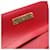 Sac à bandoulière en cuir rouge Yves Saint Laurent  - vue 9
