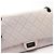 Borsa Chanel 2.55 Matelassé Maxi Mademoiselle Chain Double Flap Bianco - vista 15