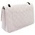 Borsa Chanel 2.55 Matelassé Maxi Mademoiselle Chain Double Flap Bianco - vista 2
