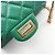 Borsa a tracolla Chanel 2.55 Mini Matelassé in pelle Verde - vista 10
