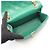 Borsa a tracolla Chanel 2.55 Mini Matelassé in pelle Verde - vista 3