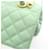 Borsa Chanel Coco Handle Flap Verde  - vista 11