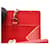 Borsa a Spalla Chanel Coco Mark Rosso - vista 5