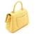 Borsa Chanel Coco Handle Flap V-Stitch Giallo - vista 2