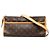 Bolsa de ombro longa Louis Vuitton Monogram Popincourt Marrom