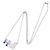 Collana Harry Winston HW Graffiti Zaffiro e Diamante Argento Blu - vista 2