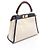 Bolso Fendi Peekaboo Regular 2-Way Roja Crudo Azul marino - vista 2