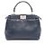 Borsa Fendi Mini Peekaboo Blu navy