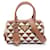 Borsa 2-Way TRIANGOLO JACQU Prada Marrone Bianco