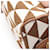 Borsa 2-Way TRIANGOLO JACQU Prada Marrone Bianco - vista 5