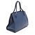 Borsa 2-Way in pelle Saffiano monocromatica Prada Blu - vista 2