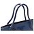 Borsa 2-Way in pelle Saffiano monocromatica Prada Blu - vista 5