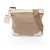 Prada Logo Jacquard Handtasche Beige Roh