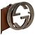 Gucci Interlocking G Brown Leather Belt - view 4