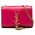 Borsa a tracolla Saint Laurent YSL Monogram Classic Kate Tassel Chain Rosa