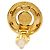 Orecchini a clip Chanel Coco Mark placcati oro D'oro - vista 4
