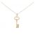 Tiffany & Co Colar mini Tiffany Vintage Oval Key Dourado