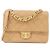 Borsa a tracolla in pelle beige Chanel AS3885