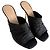 Christian Dior Mule-Heels aus schwarzem gerafftem Leder