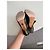 Christian Dior Mule-Heels aus schwarzem gerafftem Leder - Ansicht 6