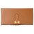 Cartera larga clásica Hermès Bearn Castaño - vista 2