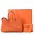 Hermès Bolsa Tote HERMES Garden 30 TPM Marrom Laranja