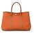 Hermès Bolsa Tote HERMES Garden 30 TPM Marrom Laranja - vista 2