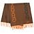 Hermès Stola Hermes Chaine d'Ancre Crazy Chain Marrone Arancione - vista 5