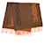 Hermès Stola Hermes Chaine d'Ancre Crazy Chain Marrone Arancione - vista 6
