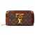 Louis Vuitton Monogram Transformed Trunk Time Zippy Wallet Braun