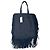 Borsa tote Iro in pelle nera con frange Nero