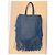 Borsa tote Iro in pelle nera con frange Nero - vista 3