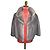 Autre Marque Nerzpelzjacke in Grau
