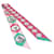 Silk In Foulard Twilly Collari e Cani Hermès Rosa Seta